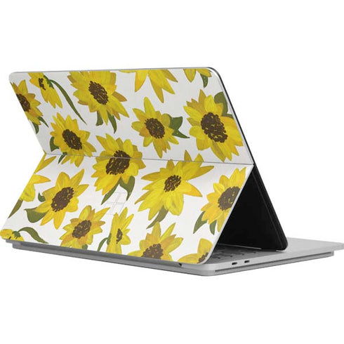 Cat Coq Sunflower Acrylic Surface Laptop Studio Skin